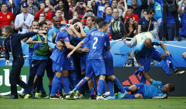 Euro 2016: Η Ιταλία απέκλεισε την Ισπανία και περιμένει τη Γερμανία