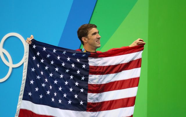 Ο Μάικλ Φελπς έφτασε στο Ρίο τα 28 Ολυμπιακά μετάλλια