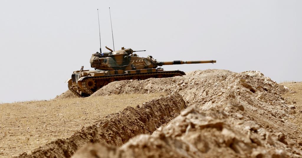 Επίθεση Κούρδων με ρουκέτες εναντίον τουρκικών αρμάτων μάχης