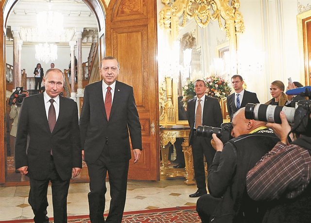 Ερντογάν και Πούτιν εγκαινιάζουν τον TurkStream