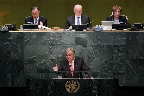 Επίσημα ο Γκουτιέρες νέος Γενικός Γραμματέας του ΟΗΕ