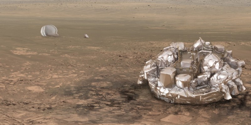 Το «Σκιαπαρέλι» συνετρίβη στην επιφάνεια του Άρη