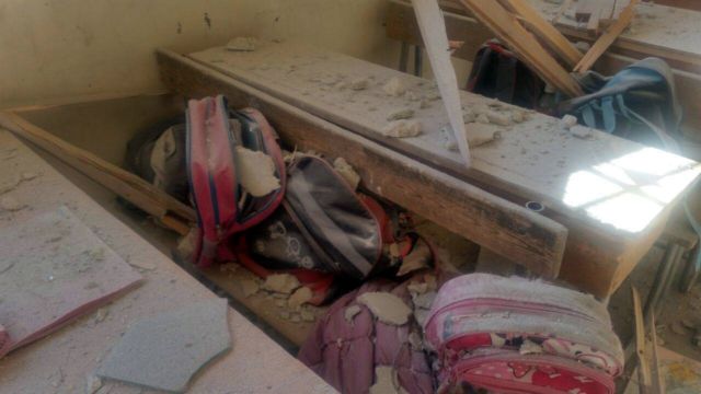 Επτά παιδιά σκοτώθηκαν από βομβαρδισμούς στο Χαλέπι