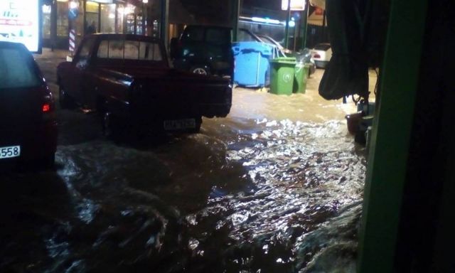 Λέσβος: Πλημμύρες και προβλήματα σε Καλλονή και Πλωμάρι