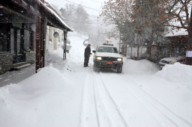 Χιονοπτώσεις και ψύχος στη βόρεια Ελλάδα – χιόνια σε Ηπειρο, Πήλιο και Βόλο