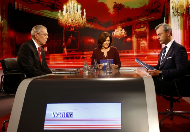 Αυστρία: Ενταση και βαριές κουβέντες στην τηλεμαχία των υποψήφιων προέδρων
