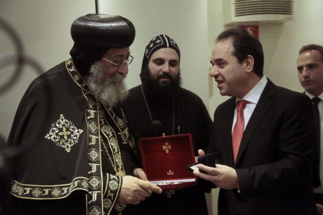 Συνάντηση του Αρχιεπισκόπου με τον πατριάρχη των Κοπτών της Αιγύπτου