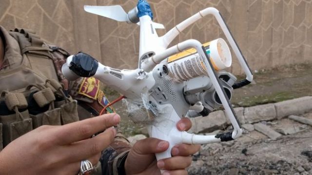 Αντάρτες στο Ιράκ ρίχνουν εκρηκτικά με drone