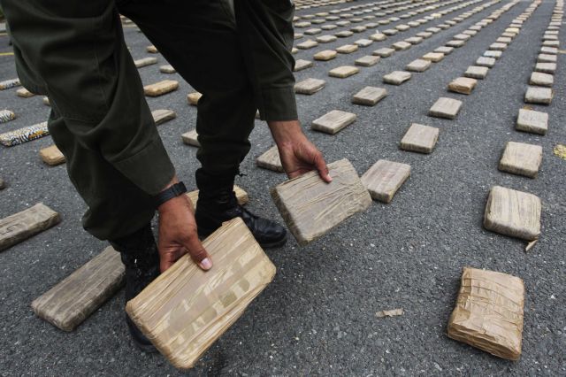Κολομβία: Kατασχέθηκε τεράστια ποσότητα κοκαΐνης που είχε προορισμό τις ΗΠΑ