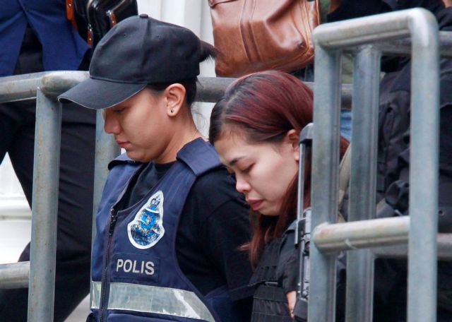 Απαγγέλθηκαν κατηγορίες σε δύο γυναίκες για τη δολοφονία του Κιμ Γιονγκ Ναμ
