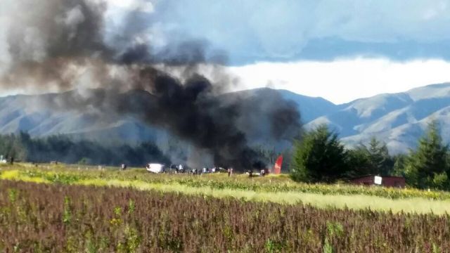Περού: Boeing της Peruvian Airlines πήρε φωτιά την ώρα της προσγείωσης
