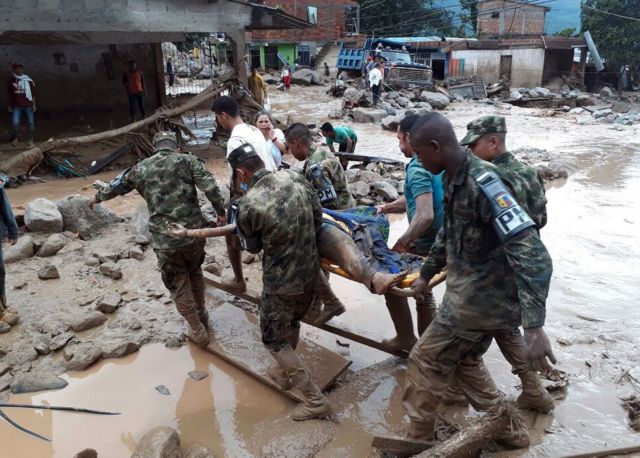 Κολομβία: 110 νεκροί από τις πλημμύρες