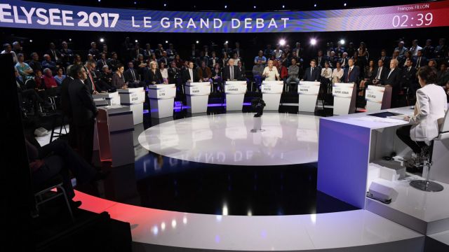 Γαλλία: Τελευταία τηλεμαχία των 11 υποψηφίων εν όψει του α΄ γύρου | tanea.gr