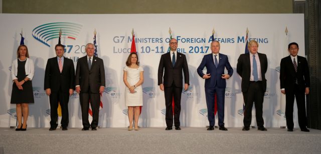 Δεν υπάρχει λύση στη Συρία που να περιλαβάνει τον Ασαντ, συμφώνησαν οι G7