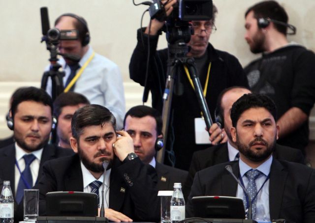 Ξανά στο τραπέζι των διαπραγματεύσεων στην Αστάνα η συριακή αντιπολίτευση