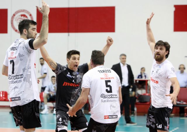 Βόλεϊ: Break και προβάδισμα τίτλου για τον ΠΑΟΚ επί του Ολυμπιακού