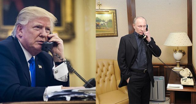 Τηλεφωνική συνομιλία Τραμπ-Πούτιν
