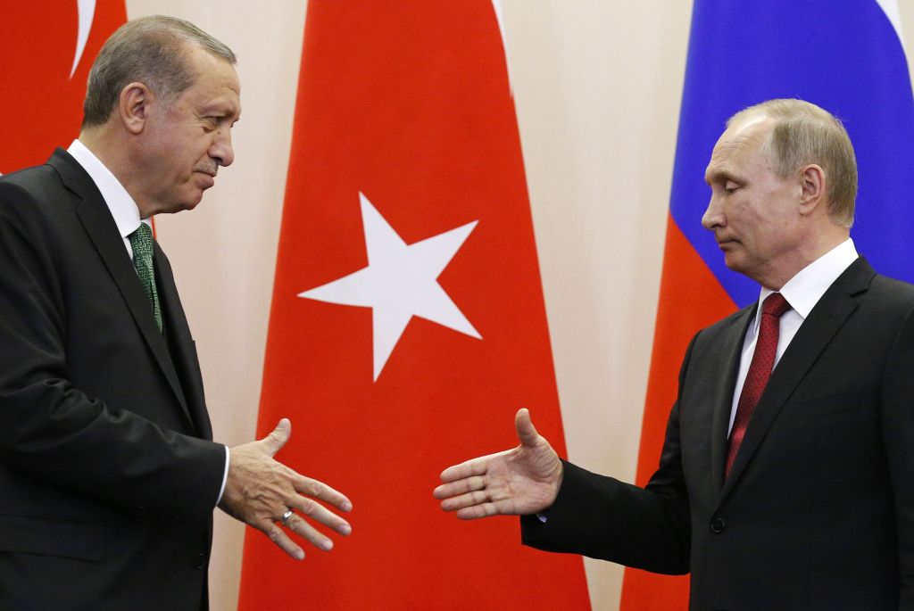 Τηλεφωνική επικοινωνία Πούτιν – Ερντογάν για την προώθηση της διμερούς συνεργασίας