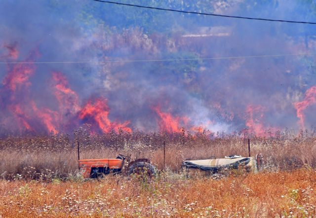 Υπό έλεγχο η πυρκαγιά στην περιοχή Αγίου Θωμά Δενδρών Αργολίδας