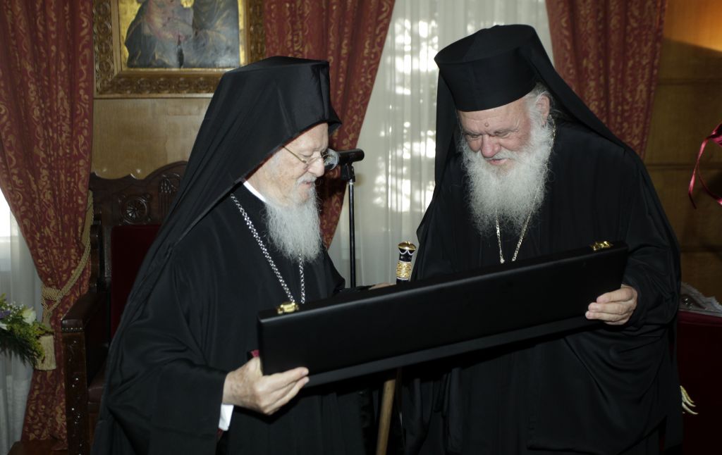 Συνάντηση με τον Αρχιεπίσκοπο είχε ο Οικουμενικός Πατριάρχης