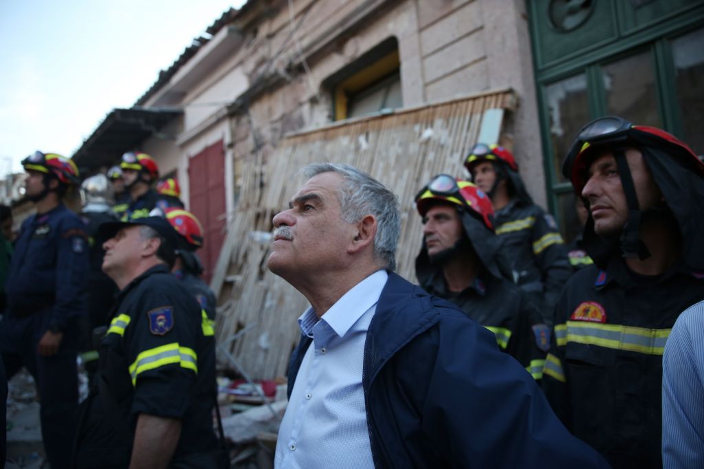 Τόσκας: Το 70 – 80% των σπιτιών στη Βρίσα έχει καταστραφεί