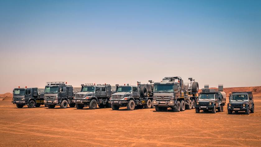 Τα σκληροτράχηλα της Mercedes-Benz τα βάζουν με την έρημο!