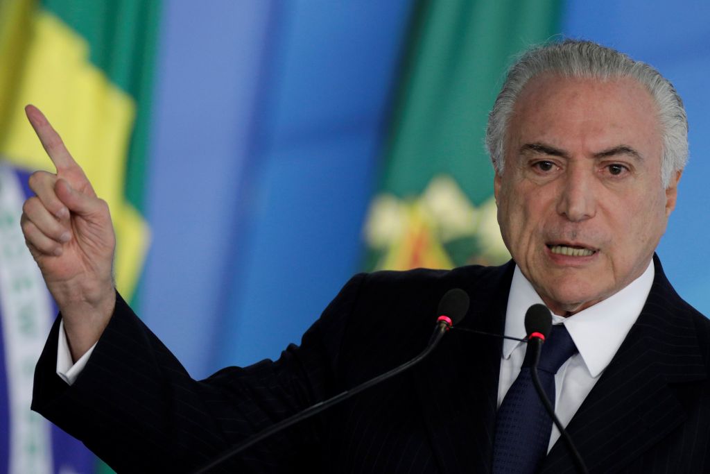 Κατηγορούμενος για διαφθορά ο πρόεδρος της Βραζιλίας