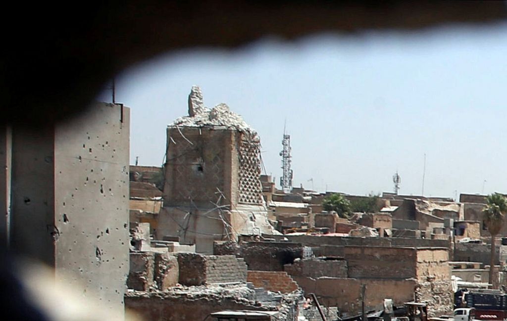 Στα χέρια του ιρακινού στρατού το κατεστραμμένο τέμενος Αλ Νούρι