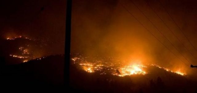 Πυρκαγιά σε χαμηλή και (ξανά)καμένη βλάστηση στην Κερατέα