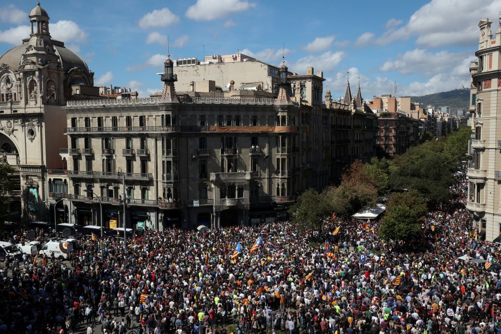 Ξεσηκώθηκε και η Μπαρτσελόνα για τις συλλήψεις στελεχών της καταλανικής κυβέρνησης