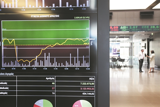 Με εορταστικό τζίρο η ανοδική αντίδραση στο Χρηματιστήριο Αθηνών