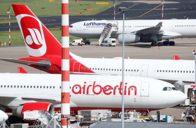 Δεν θα πετά η Air Berlin έως τις 28 Οκτωβρίου