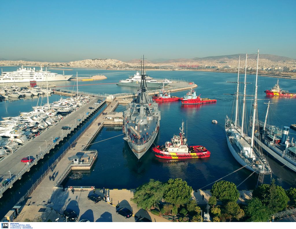Στο λιμάνι της Θεσσαλονίκης το θωρηκτό «Αβέρωφ»