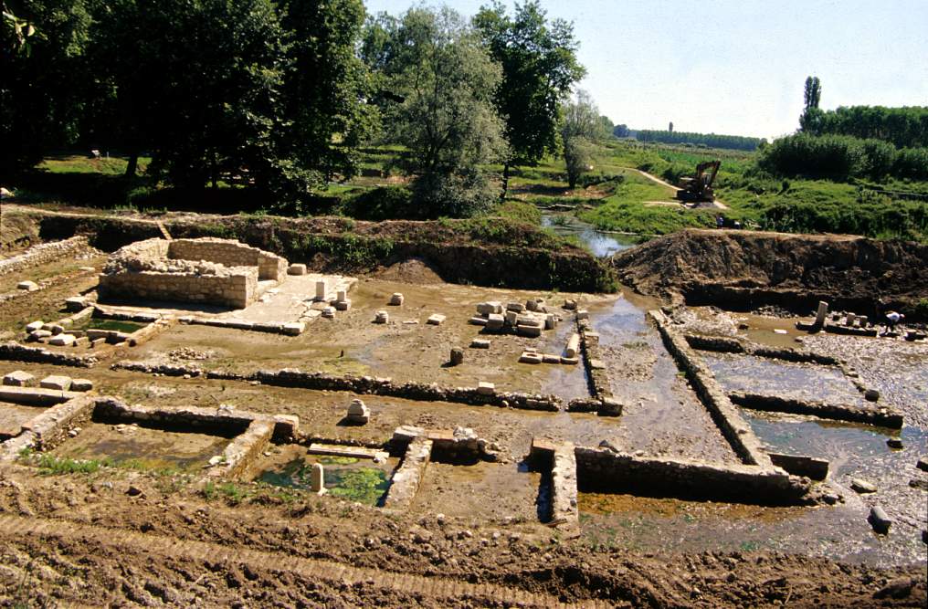 Καλύφθηκε από λάσπη ο αρχαιολογικός χώρος στο Δίον Πιερίας