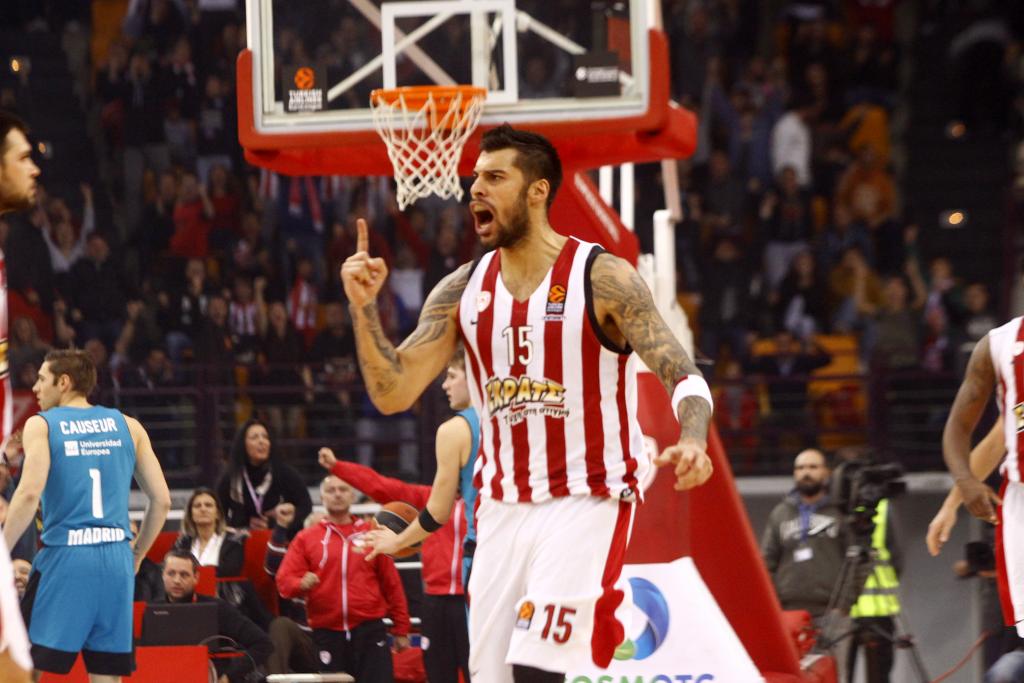 Ευρωλίγκα: Στην παράταση ο Ολυμπιακός νίκησε τη Ρεάλ