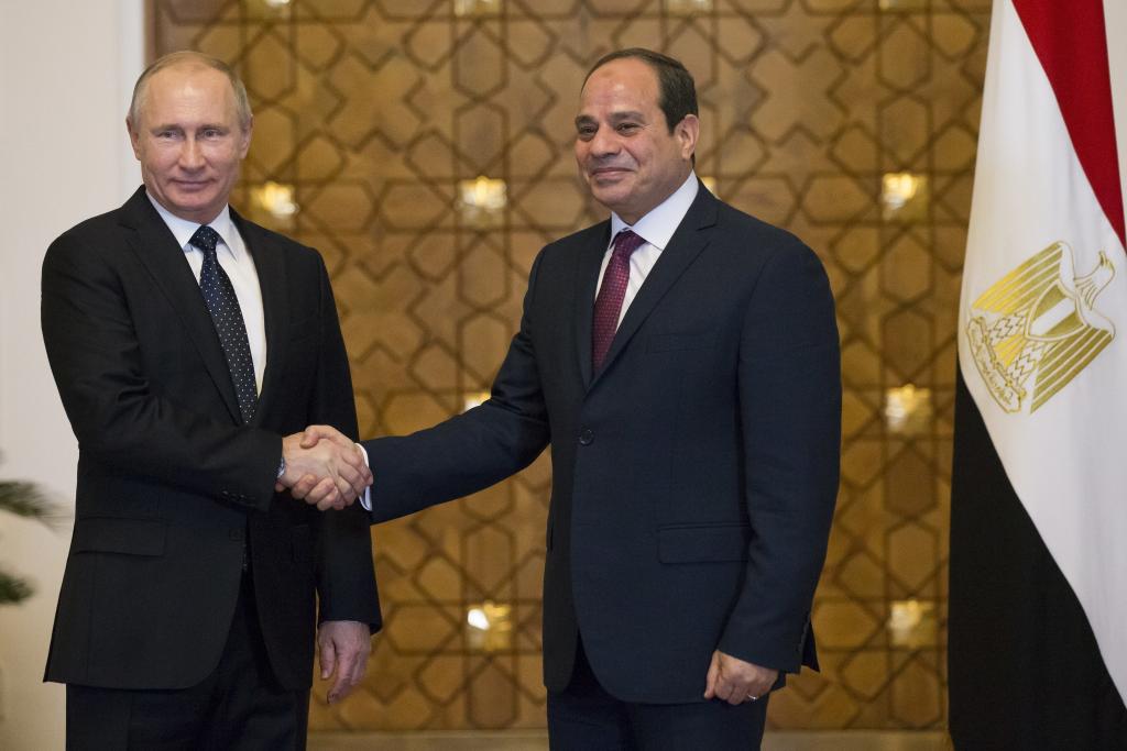 Η Μ. Ανατολή στο επίκεντρο συνομιλιών Πούτιν στην Αίγυπτο
