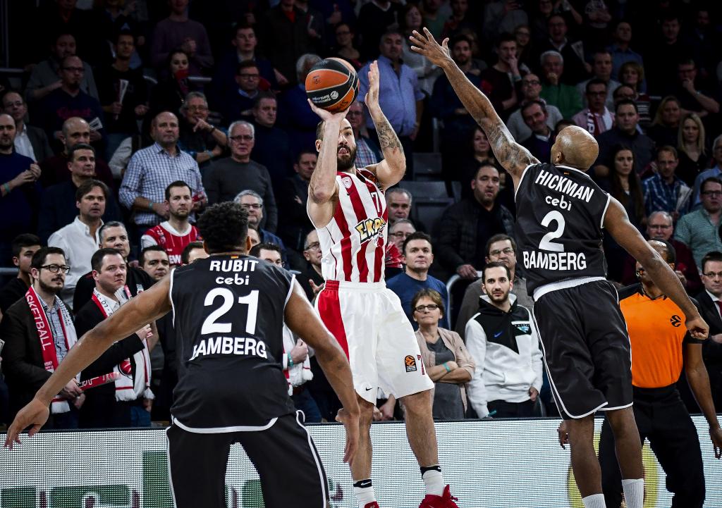 Ευρωλίγκα: Τέταρτη ήττα του Ολυμπιακού από την Μπάμπεργκ