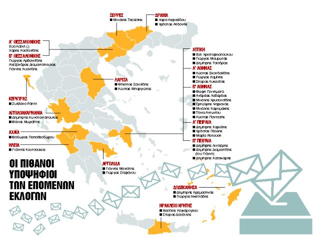 Στο τραπέζι και η συγκρότηση των συνδυασμών