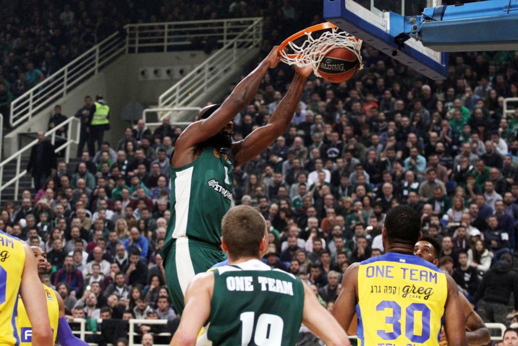 Ευρωλίγκα: Νίκη του Παναθηναϊκού επί της Μακάμπι