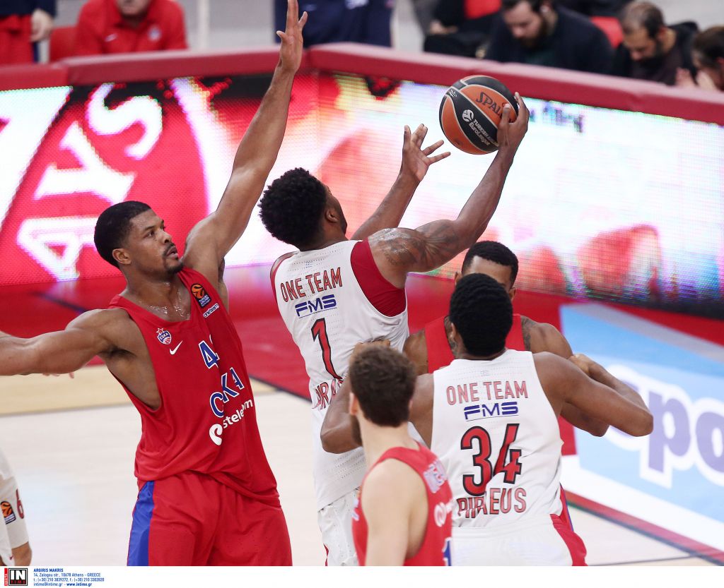 Ευρωλίγκα: Θρίαμβος του Ολυμπιακού επί της ΤΣΣΚΑ