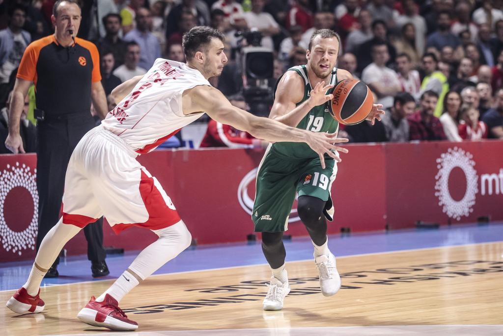 Ευρωλίγκα: Νίκη του Παναθηναϊκού επί του Ερυθρού Αστέρα στο Βελιγράδι
