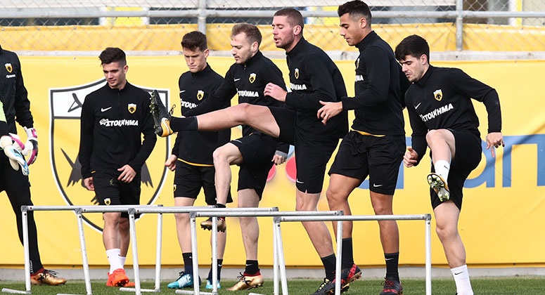 Παρουσία του Μελισσανίδη η προπόνηση της ΑΕΚ