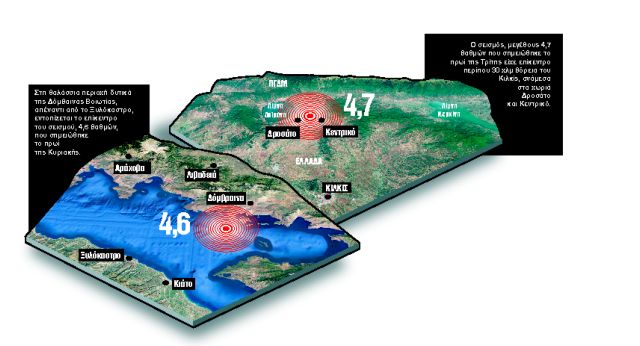 Νέο ρήγμα με μικρή δυναμικότητα