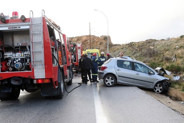 Ηράκλειο: Ξεκληρίστηκε οικογένεια σε τροχαίο