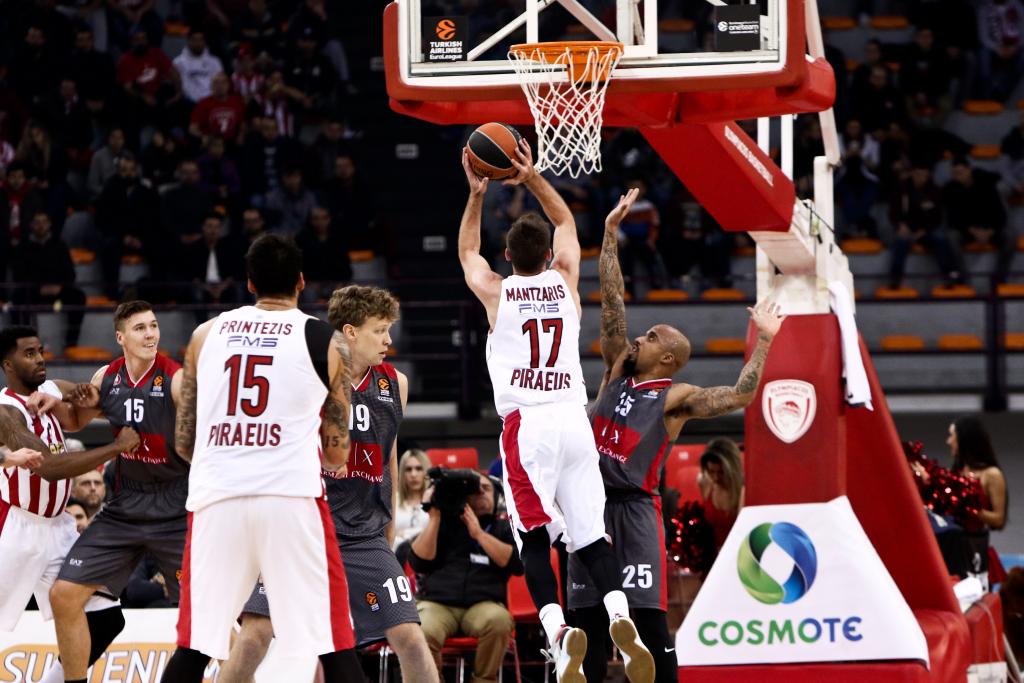 Ευρωλίγκα: Εύκολα ο Ολυμπιακός την Αρμάνι Μιλάνο