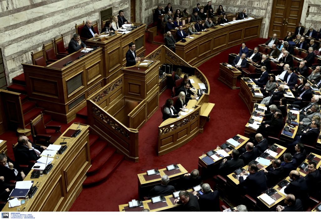 Fierce debate in parliament over austerity, strikes in omnibus bill mandated by creditors