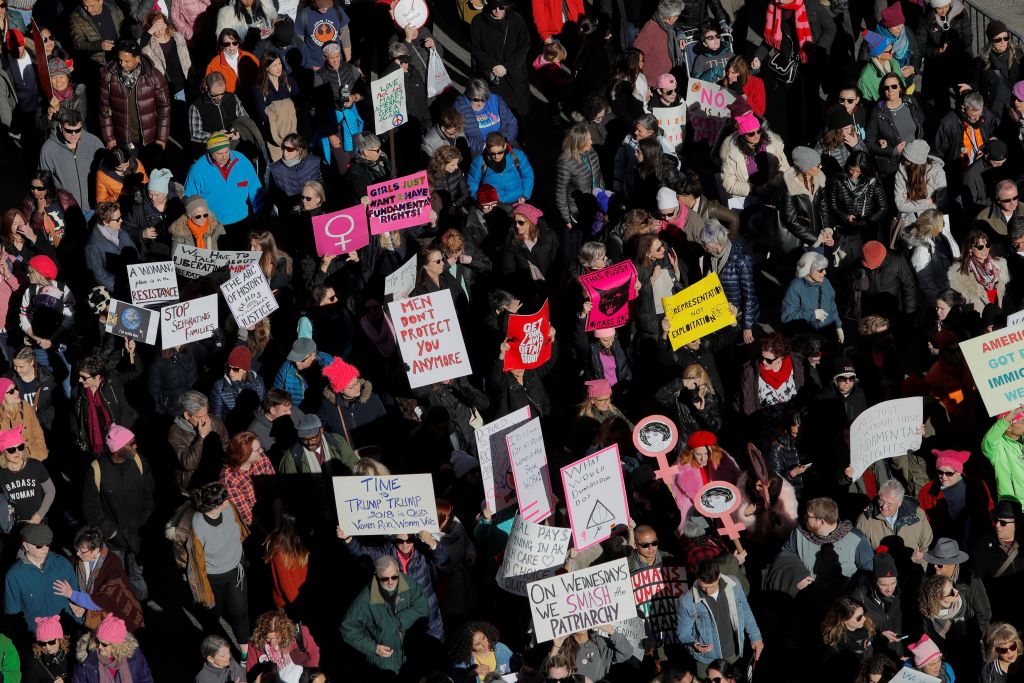 Πορεία γυναικών κατά του Τραμπ