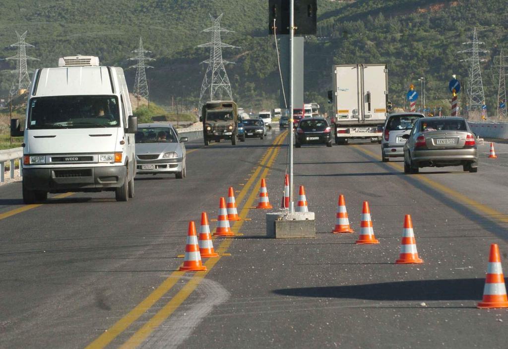 Εργα αποκατάστασης στην εθνική Θεσσαλονίκης- Εδεσσας- Φλώρινας
