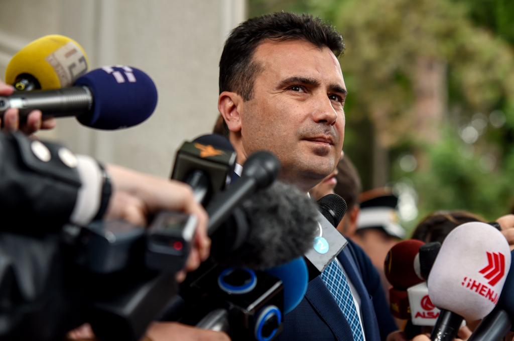In a possible shift, Zaev does not flatly rule out constitutional amendment