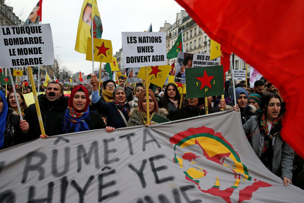 Διαδηλώσεις Κούρδων εναντίον Ερντογάν σε Παρίσι και Στρασβούργο
